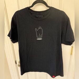 MNKR Men's Black Ghost Short Sleeve Tee